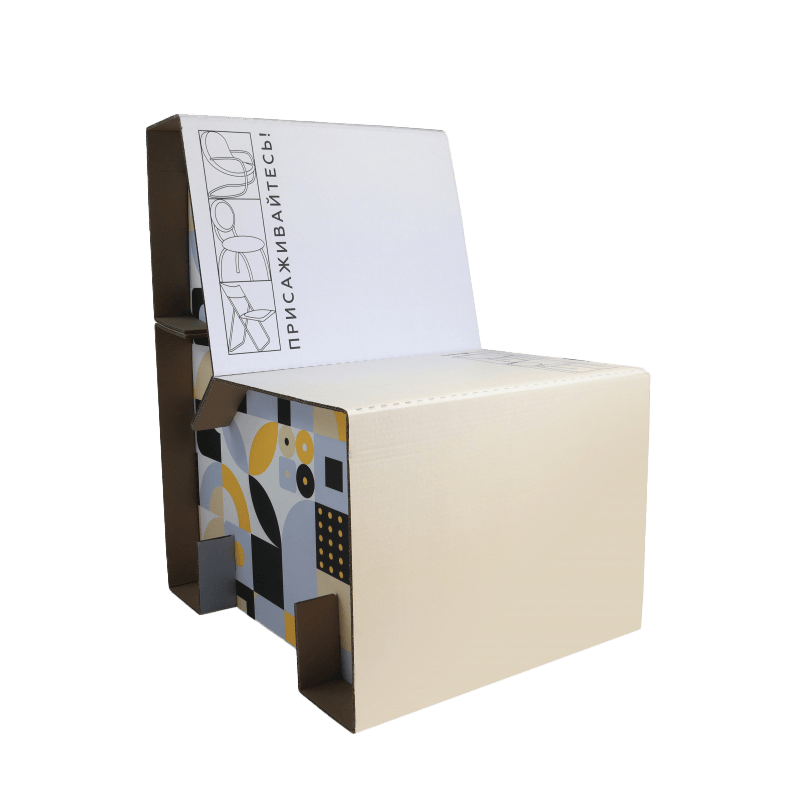 Стул из картона