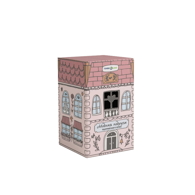 Коробка для куклы с печатью