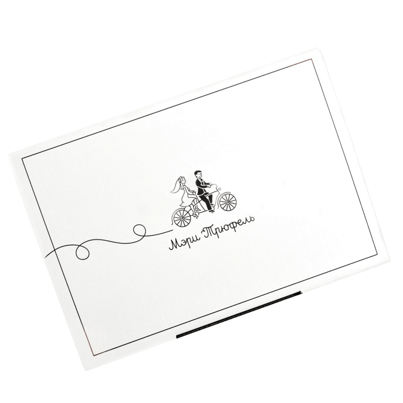 Картонная коробка для свадебного платья