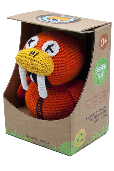 Открытая коробка для мягкой игрушки