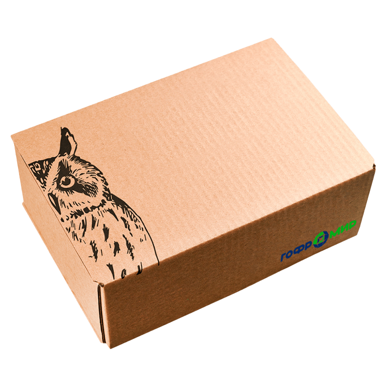 Картонная коробка под кофе в зернах