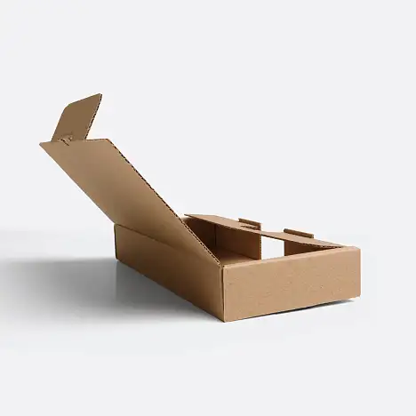 Картонная коробка 200х100х30 Т23 E Бурый 0427