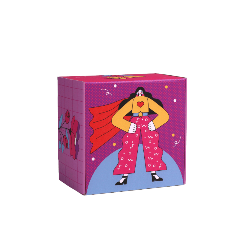 Коробка-шкатулка на 8 марта