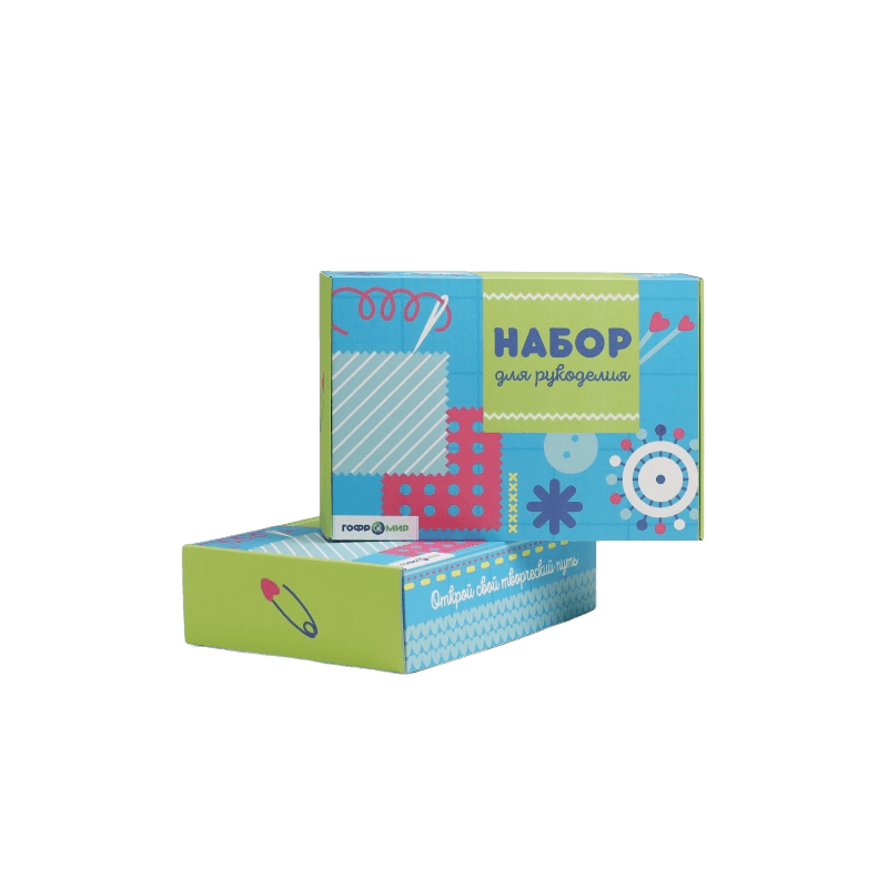 Яркие коробки для розничной торговли