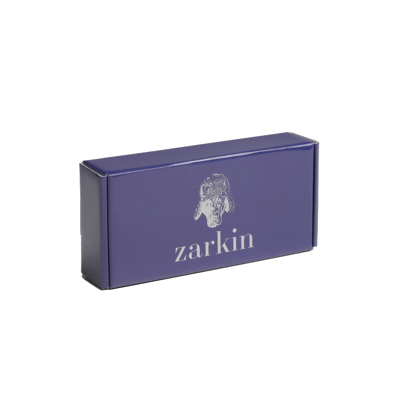 Кашированная коробка в синем цвете