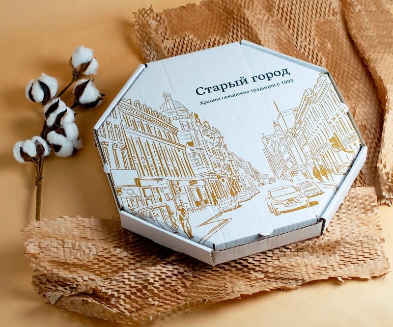 Уникальная упаковка под пироги/пиццу