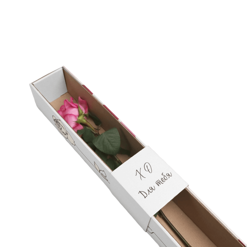 Идеальная упаковка для одной розы
