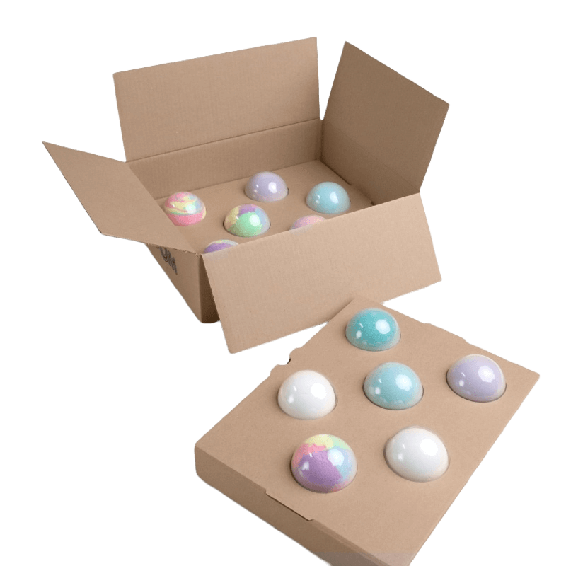 Коробка с универсальным ложементом под бомбочки для ванны