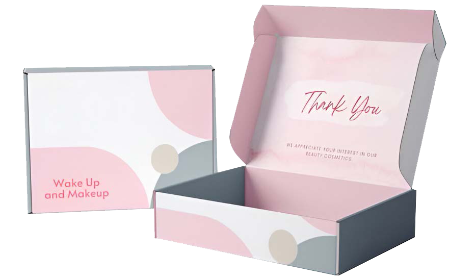 Коробка для косметики с двусторонней печатью