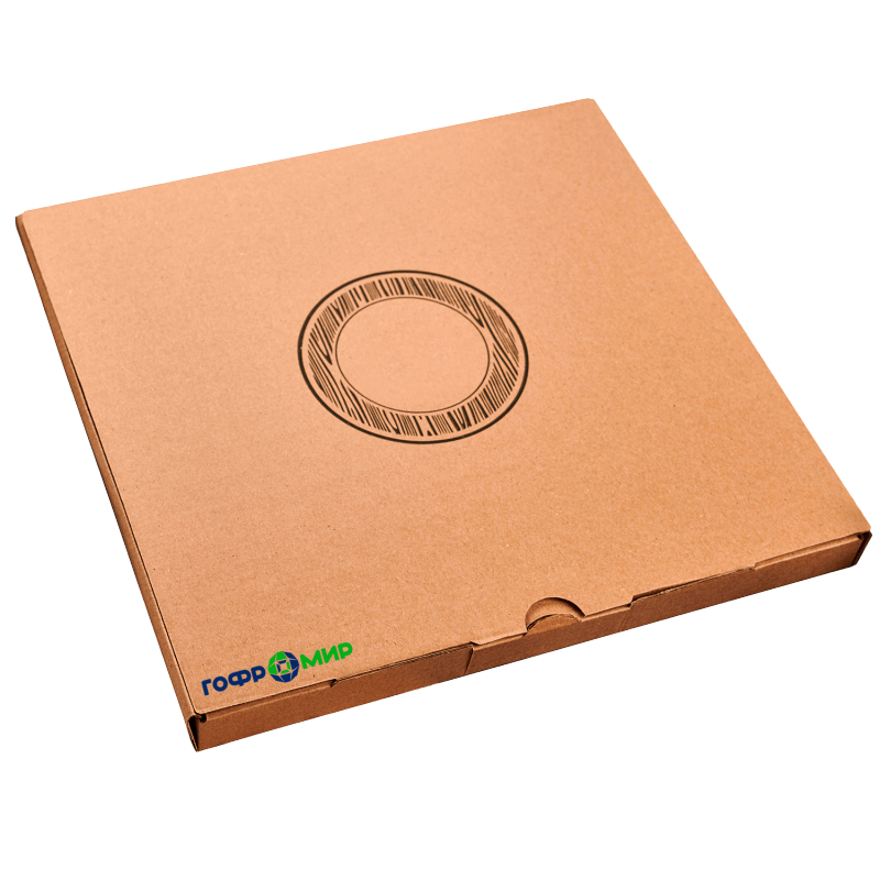Картонная коробка для деревянной тарелки