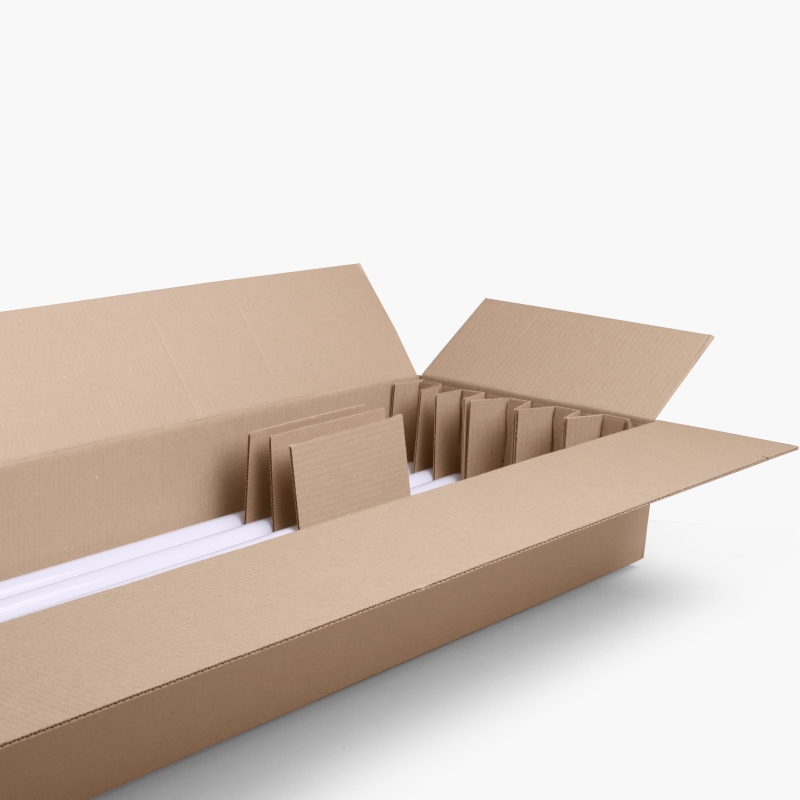 Коробка для утилизации ламп со специальным ложементом