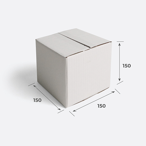 Гофрокороб 150х150х150 Т24 C Белый