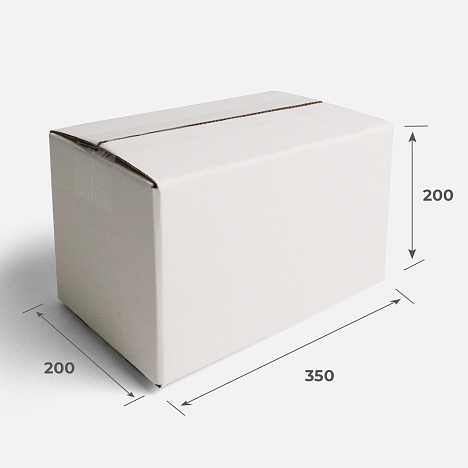 Гофрокороб 350х200х200 П32 BC Белый