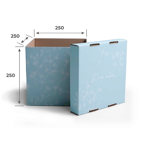 Дно 250х250х250 Т24 B  "Для тебя" женская (+крышка НФ-00048510)