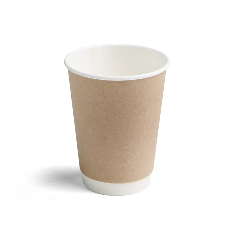 Стакан 300/355 мл DW12 крафт гладкий (х500)