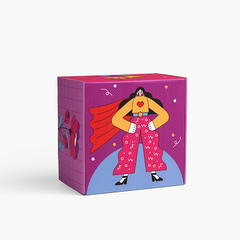 Гофрокороб 230х230х150 Т11 E Белый  фефко 0427 Героиня