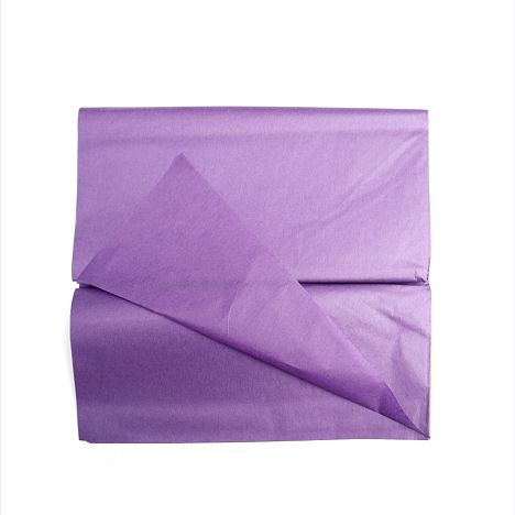 Бумага Тишью 50х66 в листах фиолетовый (10шт)