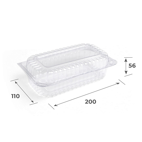 Универсальный контейнер ракушка 200х110х56 мм