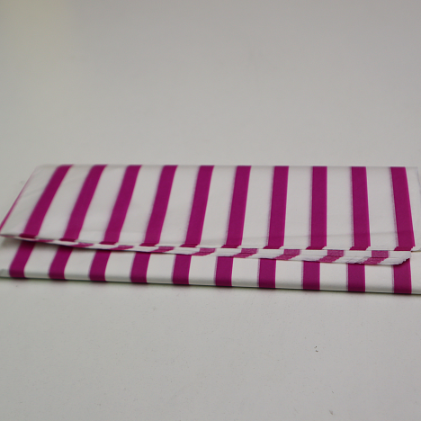 Бумага Тишью 50х66 с рисунком "Полосы" в листах розовая (10шт)
