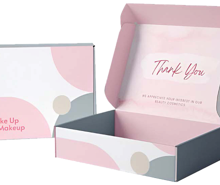 Коробка для косметики с двусторонней печатью